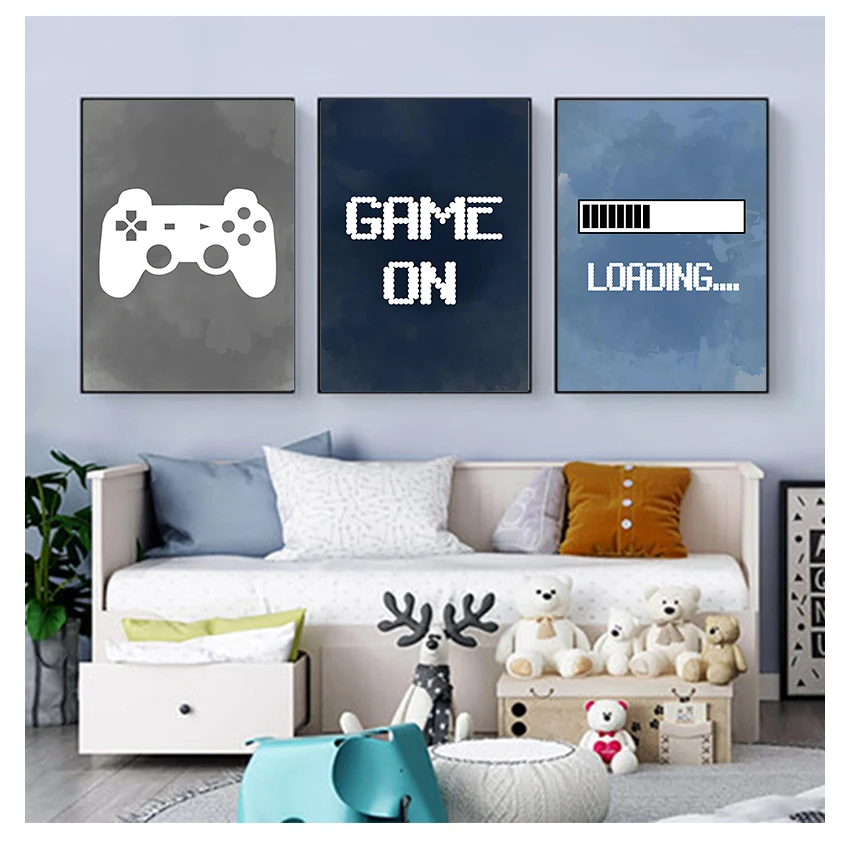 Video Gaming & Esports Usd Acc - Çocuk Odası Duvar Dekoru, Oyun Partisi