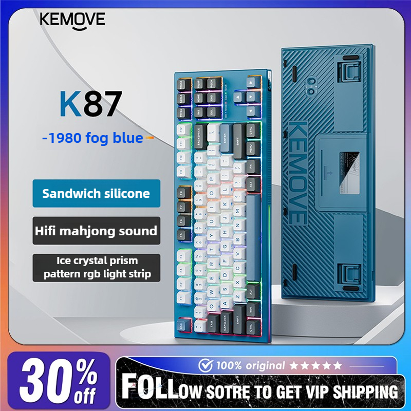 Esports Gaming Business - KEMOVE K87 Mekanik Klavye Kablosuz Bluetooth