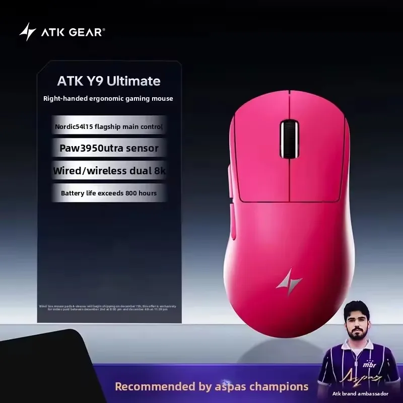 Ultimate Esports Gaming - ATK Y9 Ultimate Üç Modlu Kablosuz