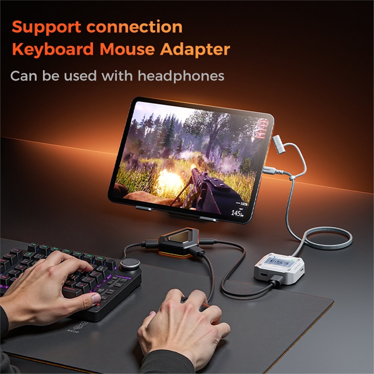 Gaming Esports Esports - güncelleme. Esports Oyun Adaptörü, USB-C Ses