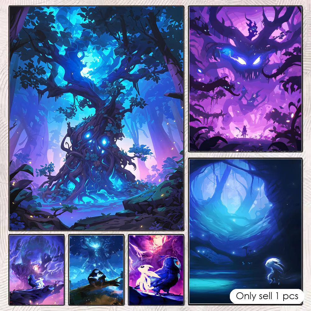 Esports Gaming Lounge - O-Ori ve B-Blind F-ForestS Poster Duvar