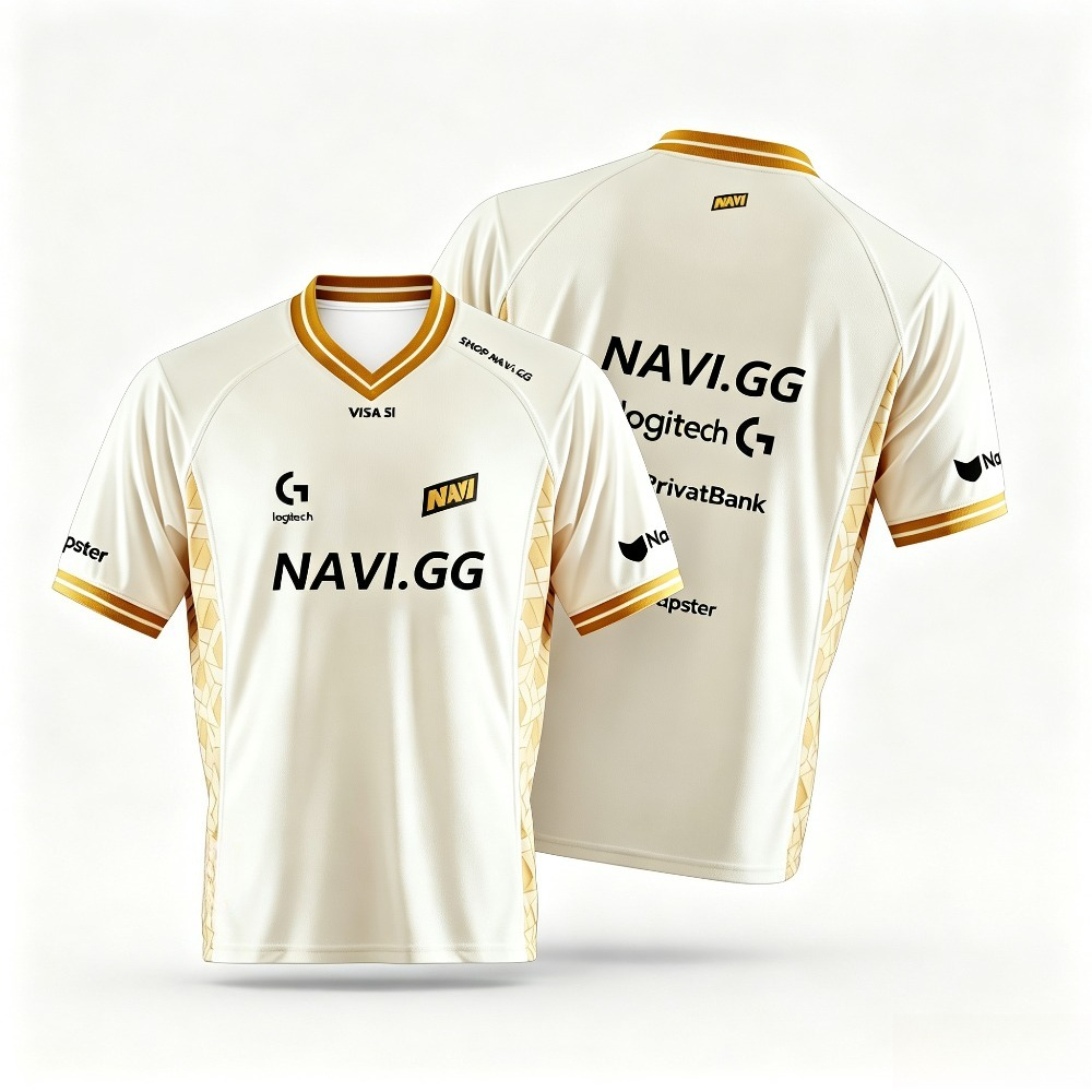 Esports Gaming Sleeve - NAVI GG Espor Takımı Forması Erkek