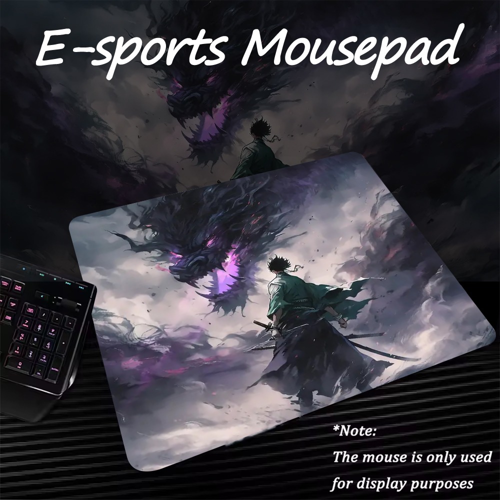 Esports Vs Gaming - E-spor Mousepad'i: Samuray vs. Dark Dragon