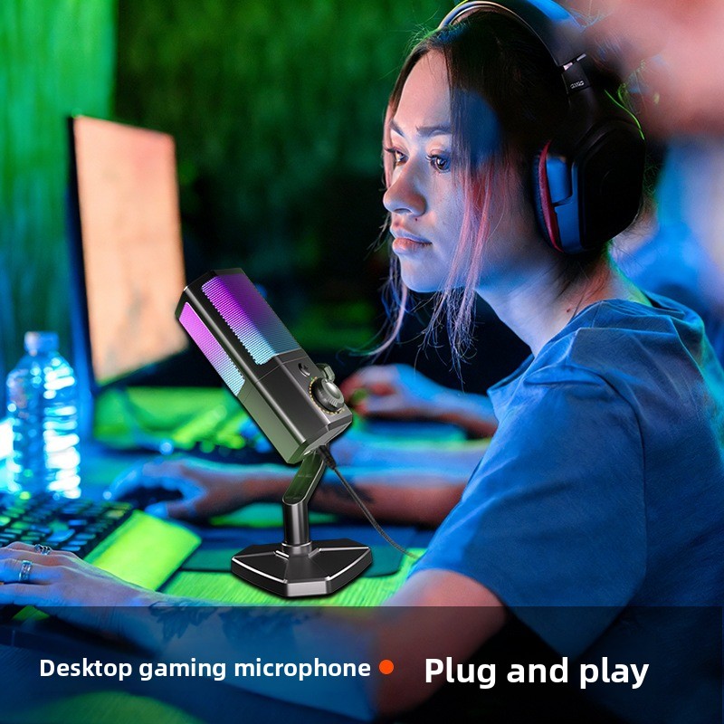 RGB Mikrofon Oyun E-spor Canlı - Esports & Gaming Optics Gmbh incelemesi ve fiyatı