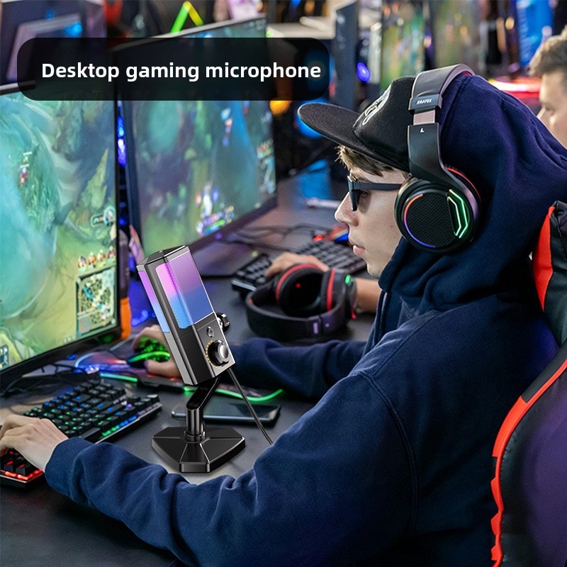 RGB Mikrofon Oyun E-spor Canlı - Esports & Gaming Optics Gmbh incelemesi ve fiyatı