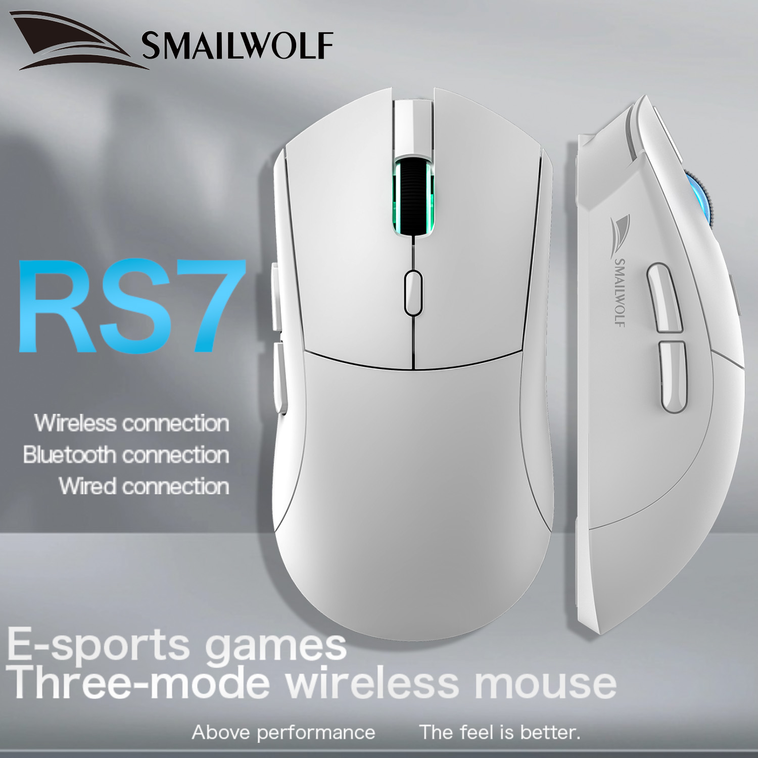 SMAILWOLF RS7 Oyun Mouse'u Blu - Esports Gaming Business incelemesi ve fiyatı