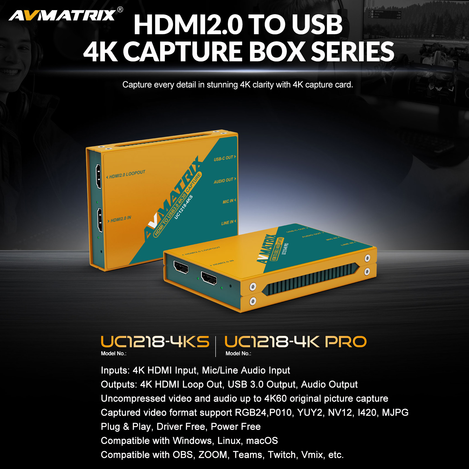 AVMATRIX 4K USB3.0 Video Yakal - Video Gaming & Esports Usd Acc incelemesi ve fiyatı