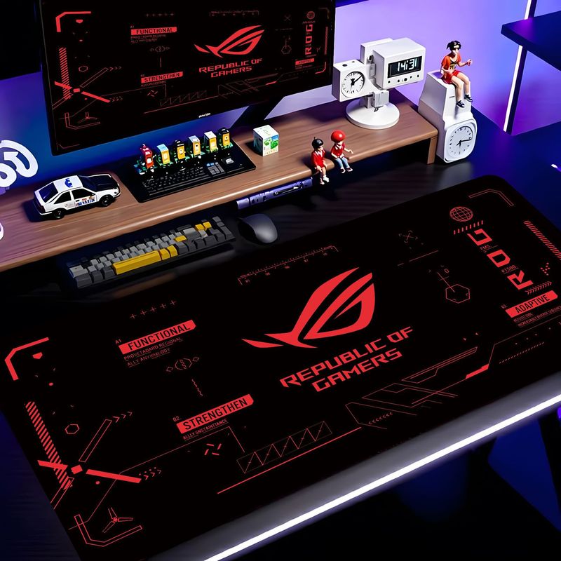 VIKAMA Siyah Pembe ROG Tech Ci - Esports Gaming Logos incelemesi ve fiyatı