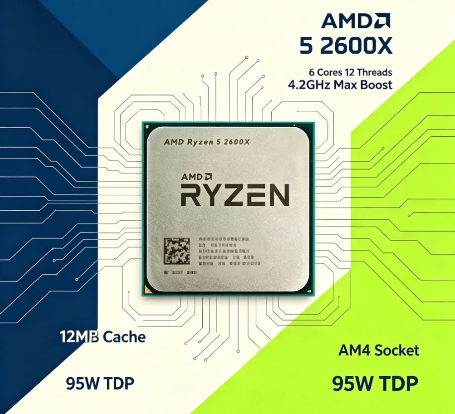 AMD R5 2600X 12nm AM4 Masaüstü - Gaming Esports Esports incelemesi ve fiyatı